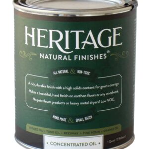 Heritage Natural Finishes Concentrated Finishing Oil- Quart