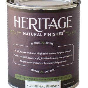Heritage Natural Finishes Original Interior Finish- Quart